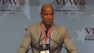 2018 VFW Americanism Award  David Goggins [upl. by Oalsinatse]