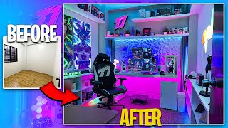 Building The PERFECT Gaming Room Setup in 9 MINUTES [upl. by Attelahs]