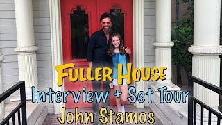 My Interview and Fuller House Set Tour with JOHN STAMOS [upl. by Suhcnip728]