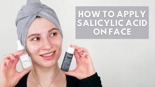 How to Apply Salicylic Acid on Face [upl. by Emmye507]