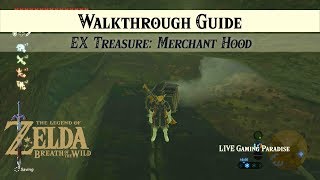 Breath of the Wild  EX Treasure Merchant Hood DLC 2 Side Mission [upl. by Ytissahc]