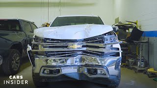 How Wrecked Cars Are Repaired  Cars Insider [upl. by Daryl945]