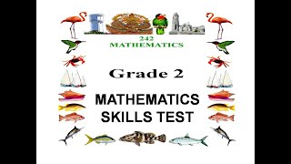 Grade 2 Mathematics Skills Test [upl. by Winslow5]