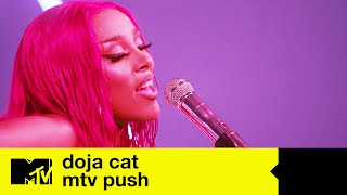 Doja Cat LIVE  Say So  Juicy  EXTENDED INTERVIEW  MTV Push [upl. by Esina]