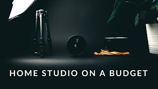 How to Build a HOME PHOTOGRAPHY STUDIO in a SMALL PLACE [upl. by Mecke]