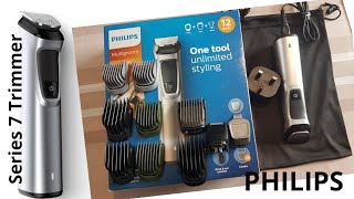 Philips series 7000 Multigroom All in one Trimmer Mg 7710 [upl. by Riedel832]