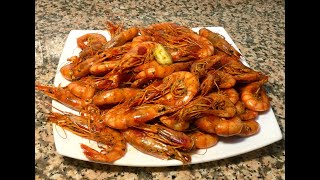 RECETTE D’ÉTÉ LES CREVETTES ROYALES À LA PERSILLADE [upl. by Iadrahs]