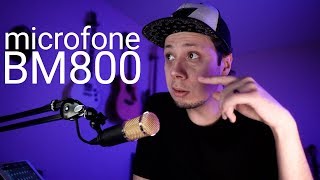 Microfone BM800 pra música REVIEW Mic condensador Barato [upl. by Mose]