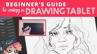 How to Use a DRAWING TABLET  Guide for Beginners [upl. by Ahtis620]