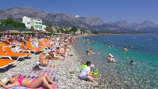 Beach of Kemer in Antalya Türkiye [upl. by Anelrad]