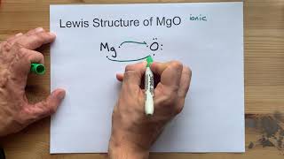 Lewis Structure of Magnesium Oxide MgO [upl. by Nomelif390]