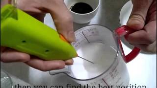 How To Make Latte Art with Mini Milk Frother [upl. by Blain]