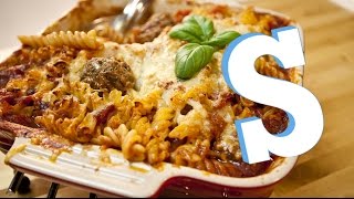 Meatball Pasta Bake Recipe  SORTED [upl. by Ennyleuqcaj]