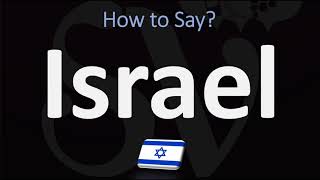 How to Pronounce Israel CORRECTLY [upl. by Attelrahc]