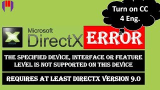 How to Fix DirectX Error When You Run a Game on PC [upl. by Yanej]