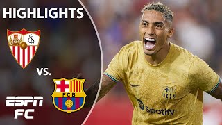 Barcelona vs Sevilla  LaLiga Highlights  ESPN FC [upl. by Epotimet]