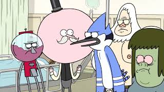 Regular Show  Mordecai Punches Benson Hard [upl. by Adnauqaj]