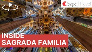 360 video Sagrada Familia Interior Barcelona Spain [upl. by Alonzo]