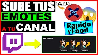 😱Cómo PONER EMOTES en TWITCH 2022 🚀¿EMOTES GRATIS para Twitch❓ Curso de Twitch✅ [upl. by Boni]