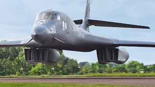 US Gigantic B1 Lancer in Action [upl. by Llenrod]