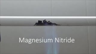 Magnesium Nitride from Magnesium and Nitrogen [upl. by Niwre]