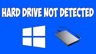 How To Fix External Hard Drive not showing up or detected in Windows 10 [upl. by Ecirtemed185]