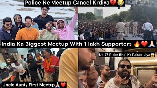 Elvish Bhai Ke Meetup Mai 100000 Log Support Krne Aagye❤️🔥🙏🏻 Chakka Jam Krdiya 🚀💣 [upl. by Kin185]