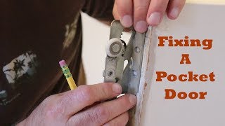 How to Fix a Stuck Pocket Door [upl. by Helga]