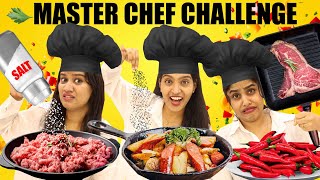 MASTERCHEF COOKING CHALLENGE 🤩  ചിരിച്ചു ചാവും 😂 WEIRD INGREDIENTS 🤢  PULLOTHI [upl. by Lianna]