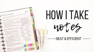 How I take notes  Tips for neat and efficient note taking  Studytee [upl. by Analaj462]