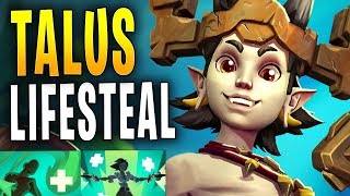 MAX LIFESTEAL TALUS 120  Paladins Gameplay [upl. by Orgalim691]