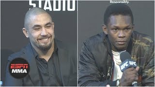 The best of Robert Whittaker and Israel Adesanyas UFC 243 press conference  ESPN MMA [upl. by Scevor80]