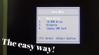 How to enter the Boot Options Menu on a Fujitsu Siemens Esprimo  The easy way [upl. by Penn]