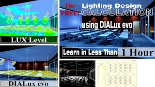 DIALUX Lighting Strategies 01  FREE SOFTWARE creates 3D Model Rendering and CALCULATIONS [upl. by Sidwell]