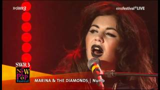 Marina amp The Diamonds  Numb Live SWR3 New Pop Festival [upl. by Cattier13]