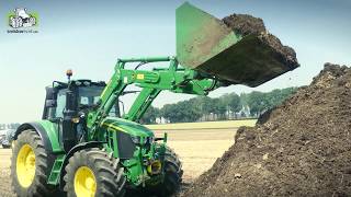 Front loader new John Deere 6120M [upl. by Verdie519]