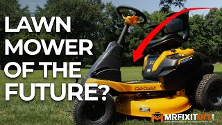 Testing Out the Cub Cadet CC30e ALL ELECTRIC Riding Lawnmower [upl. by Atikcir992]