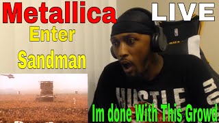 First Time Hearing Metallica Enter Sandman LIVE in Moscow 91 REACTION [upl. by Ashby]