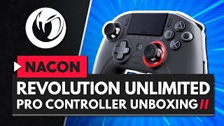 NACON Revolution Unlimited Pro PS4 Controller Unboxing amp Impressions [upl. by Furtek]