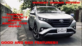 2019 Toyota Rush 15 G AT  Owner’s Review after 1 Year of Ownership [upl. by Eahsan498]