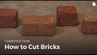 How to Cut Bricks  Masonry [upl. by Gnouhk]