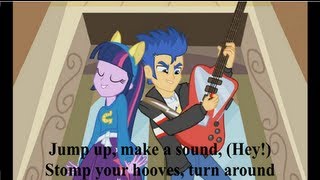 Equestria Girls  Cafeteria Song  LyricsVideo HD HQ Helping Twilight Win the Crown [upl. by Shuma383]