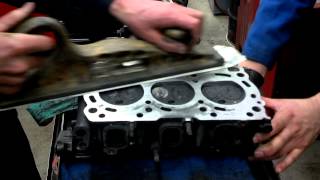 Cleaning head gasket surfaces [upl. by Kurth657]