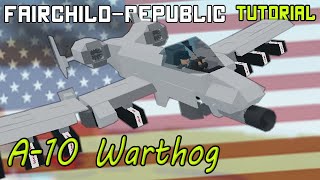 FairchildRepublic A10 quotWarthogquot  Plane Crazy  Tutorial [upl. by Ormiston541]