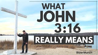 John 316  What the most popular Bible verse REALLY means  Bible Munch [upl. by Lohrman330]