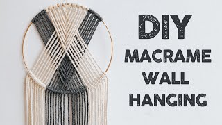 HOW TO MAKE MACRAME WALL HANGING [upl. by Asilej]