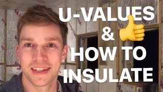 How to Insulate a Flat Roof  Floor  Stud Walls amp Calculating U Values [upl. by Menken]