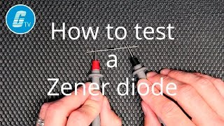 How to Test A Zener Diode [upl. by Ahmar]