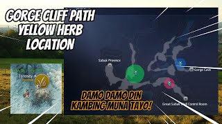 Gorge Cliff Path  Yellow Herb Location Guide  MIR4 [upl. by Huckaby]