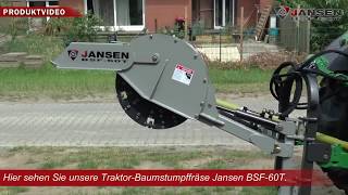 Baumstumpffräse Jansen BSF60T [upl. by Macnair]